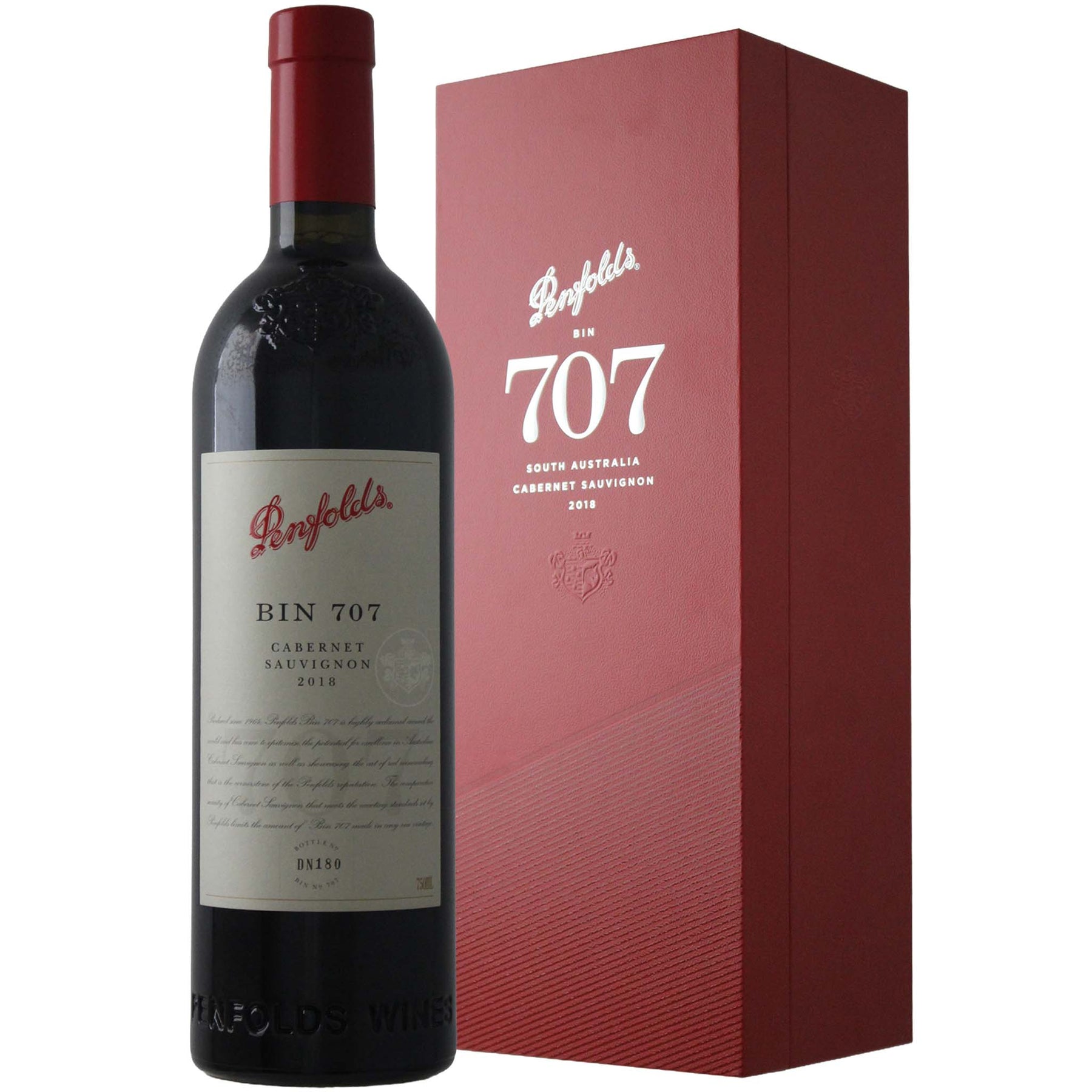 Penfolds Bin 707 Cabernet Sauvignon 2018 (Gift Box)