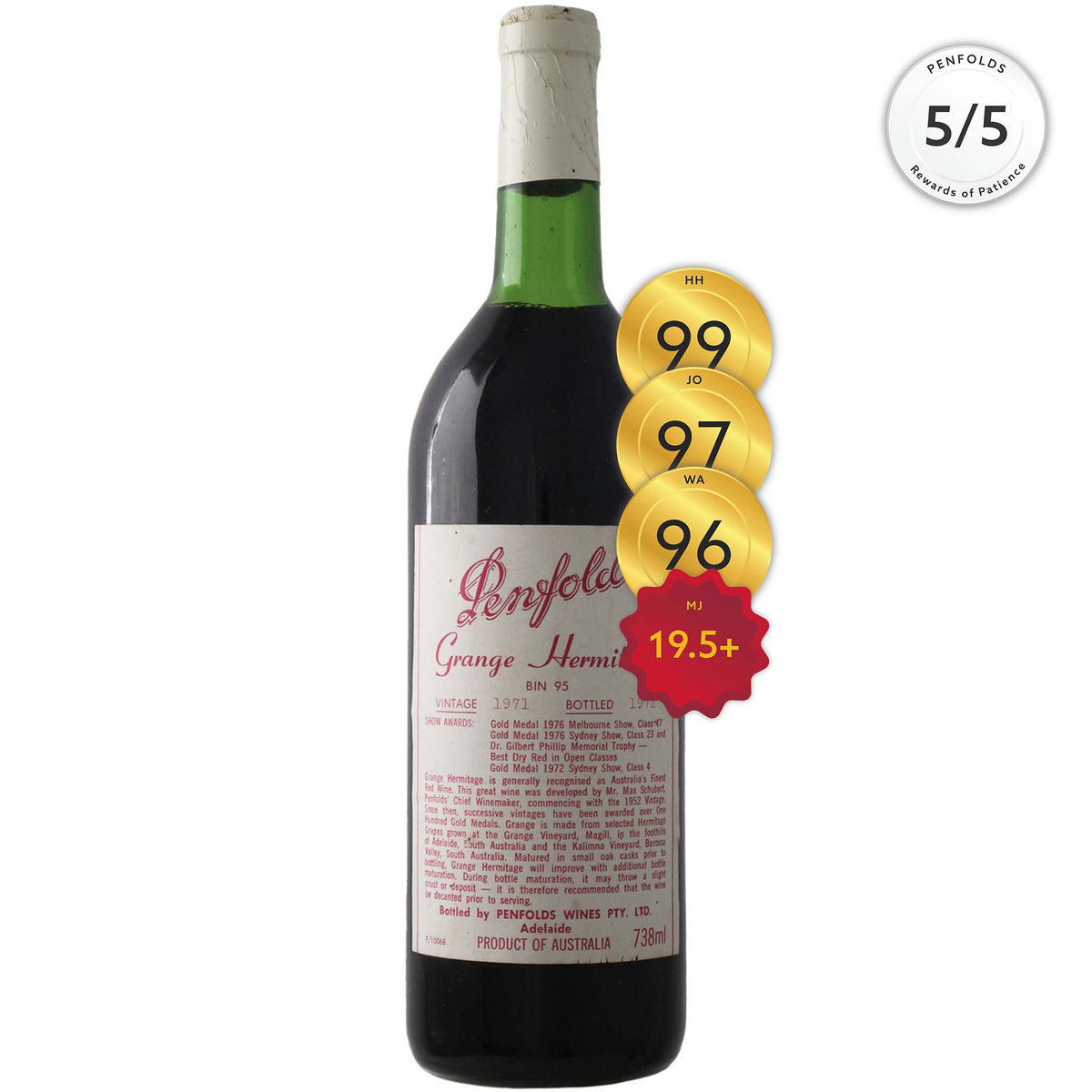 Penfolds Bin 95 Grange 1971
