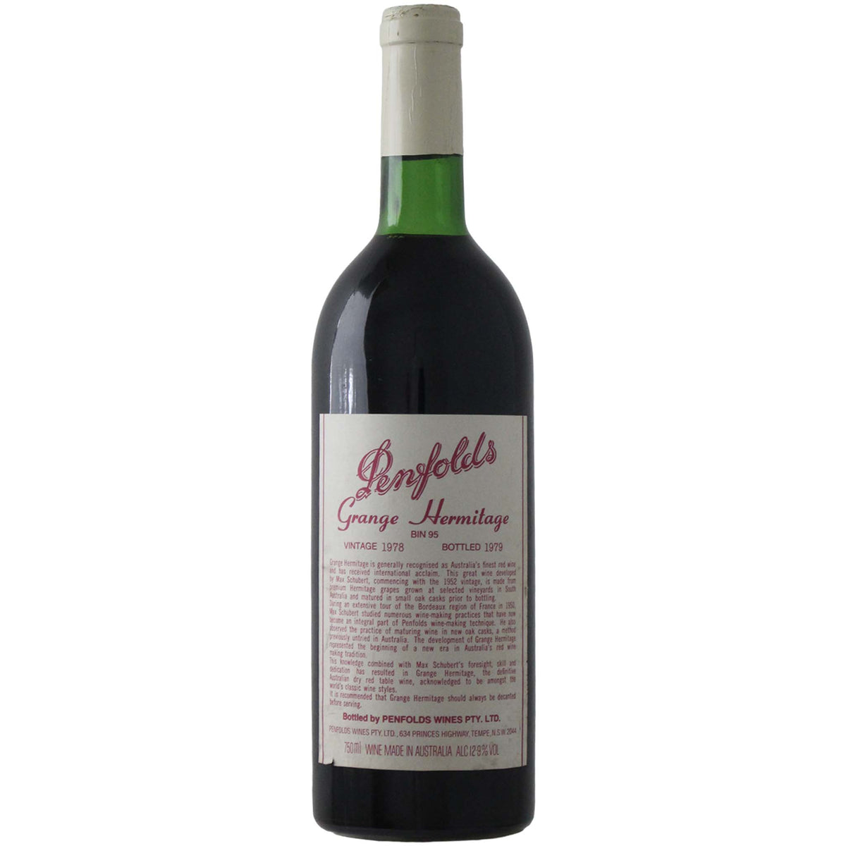 Penfolds Bin 95 Grange 1978