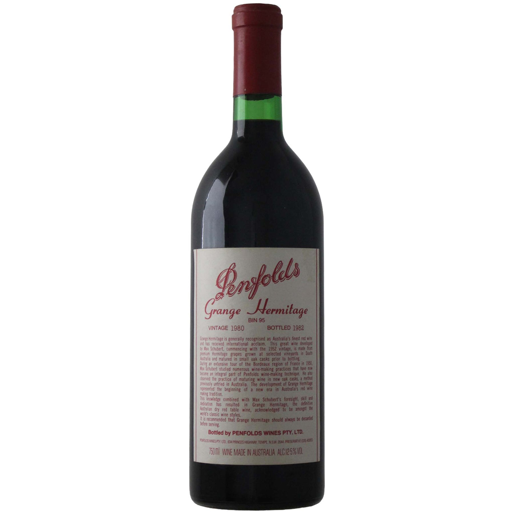 Penfolds Bin 95 Grange 1980