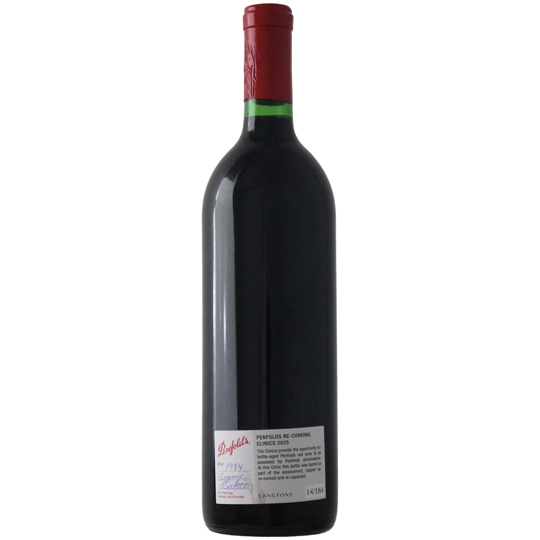 Penfolds Bin 95 Grange 1984 (Clinic 2025)