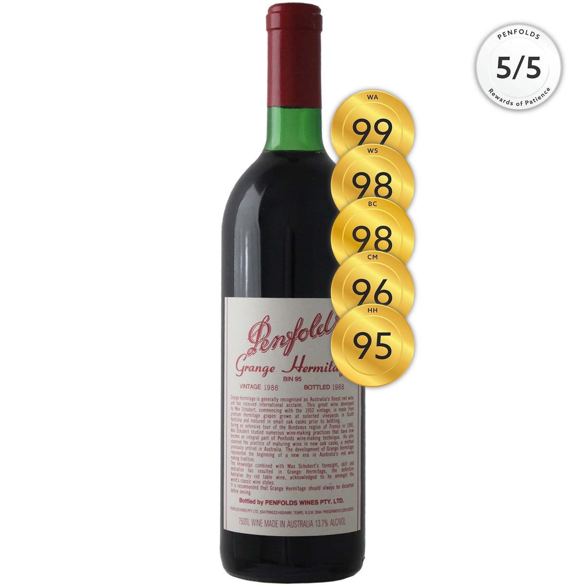 Penfolds Bin 95 Grange 1986