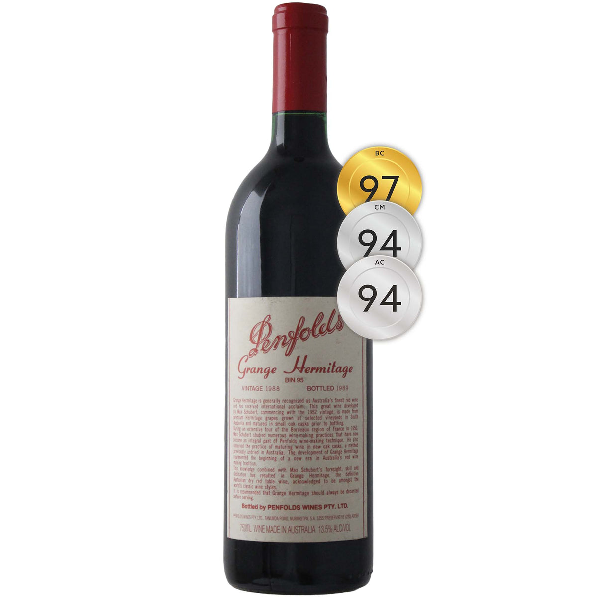 Penfolds Bin 95 Grange 1988 (Clinic 2025)