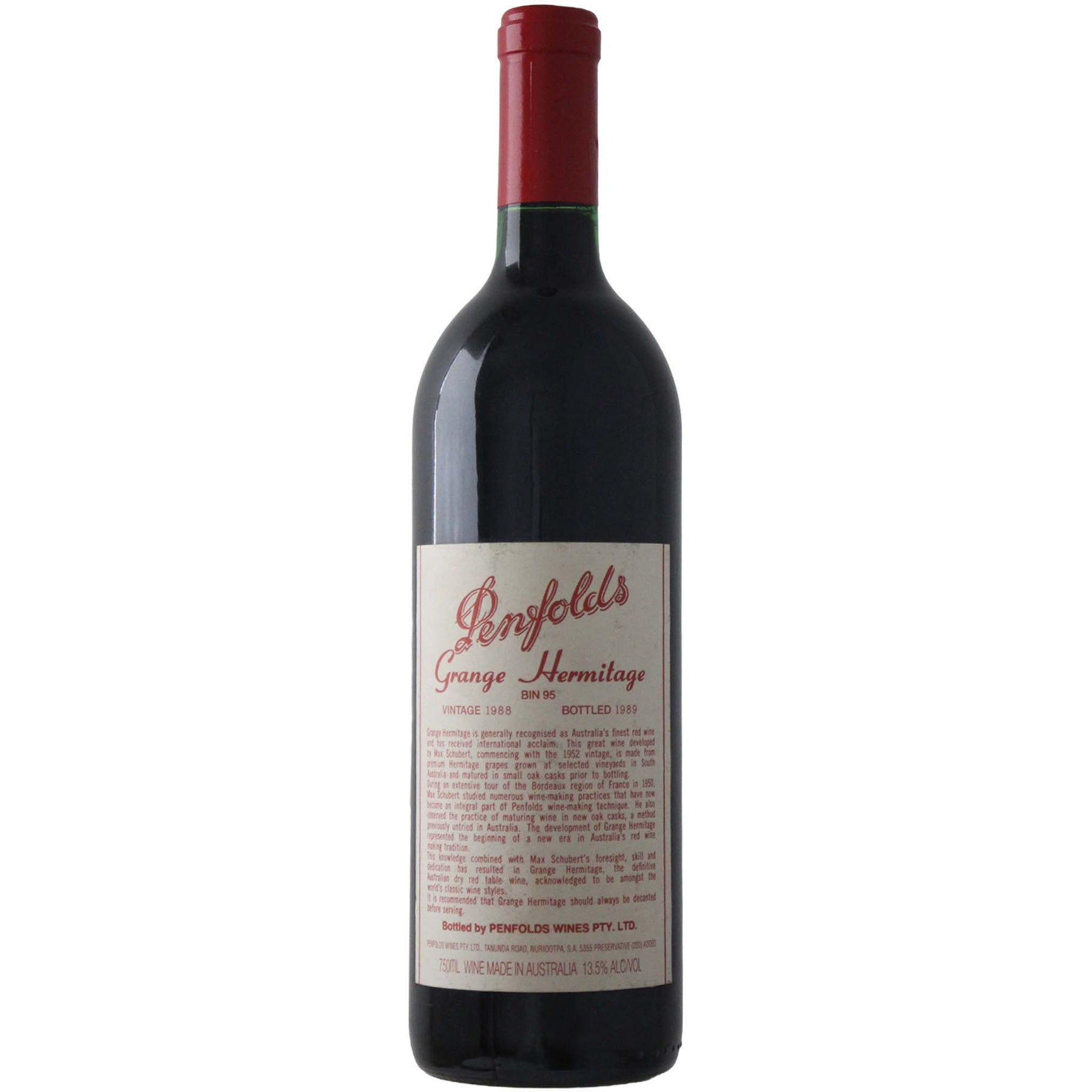 Penfolds Bin 95 Grange 1988 (Clinic 2025)