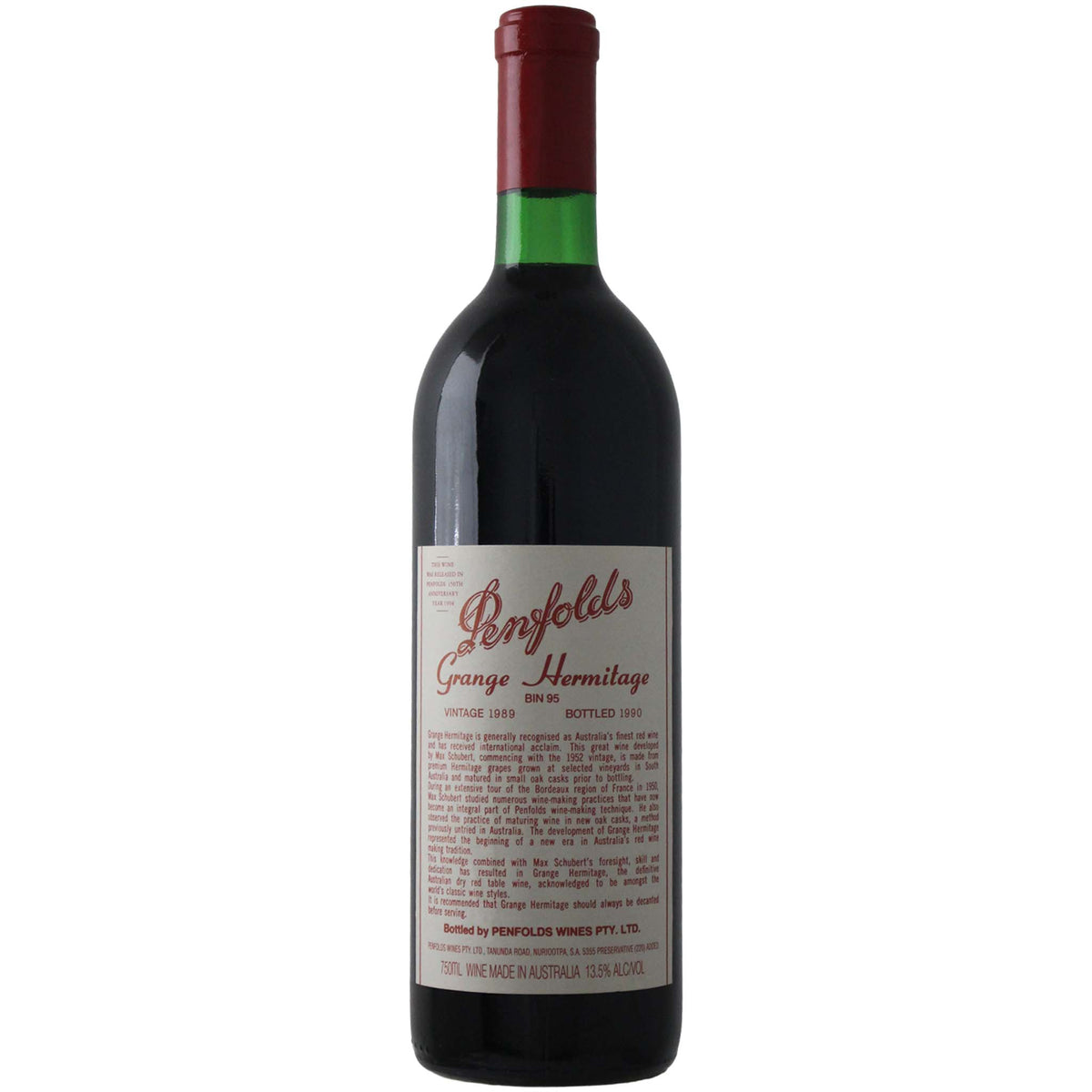 Penfolds Bin 95 Grange 1989