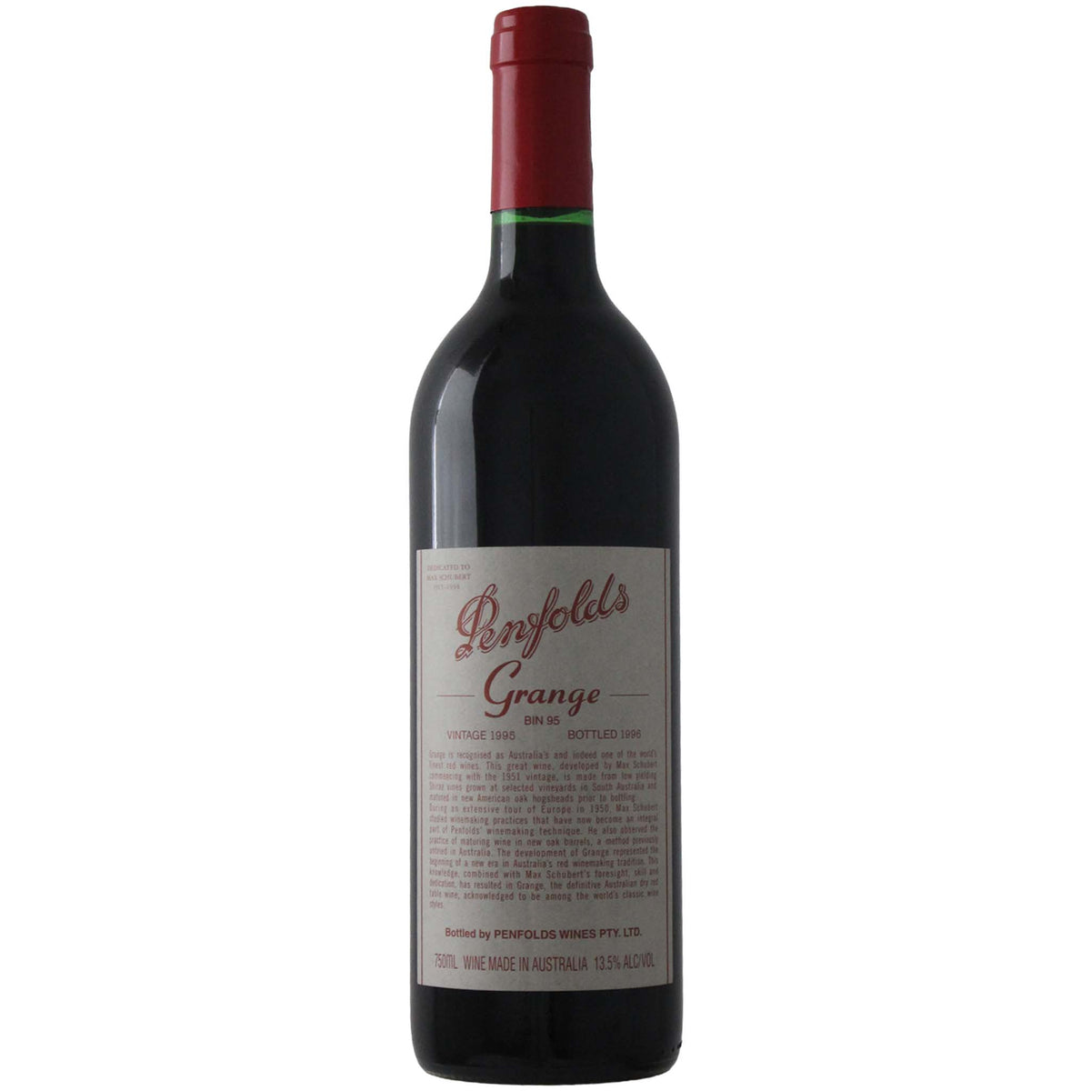 Penfolds Bin 95 Grange 1995 (Clinic 2025)