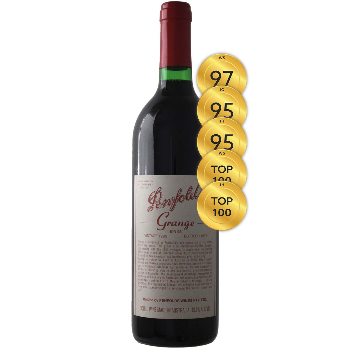 希少 ペンフォールド・グランジ 1995 Penfolds Grange 750mL 希少 ペンフォールド・グランジ 1995 Penfolds Grange 750mL