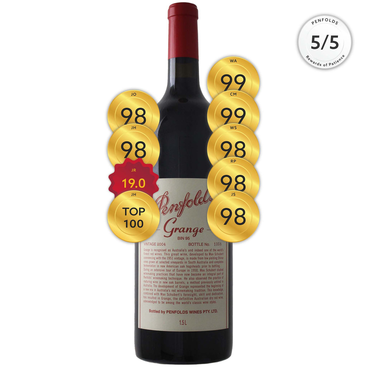 Penfolds Bin 95 Grange 2004 (1500ml)