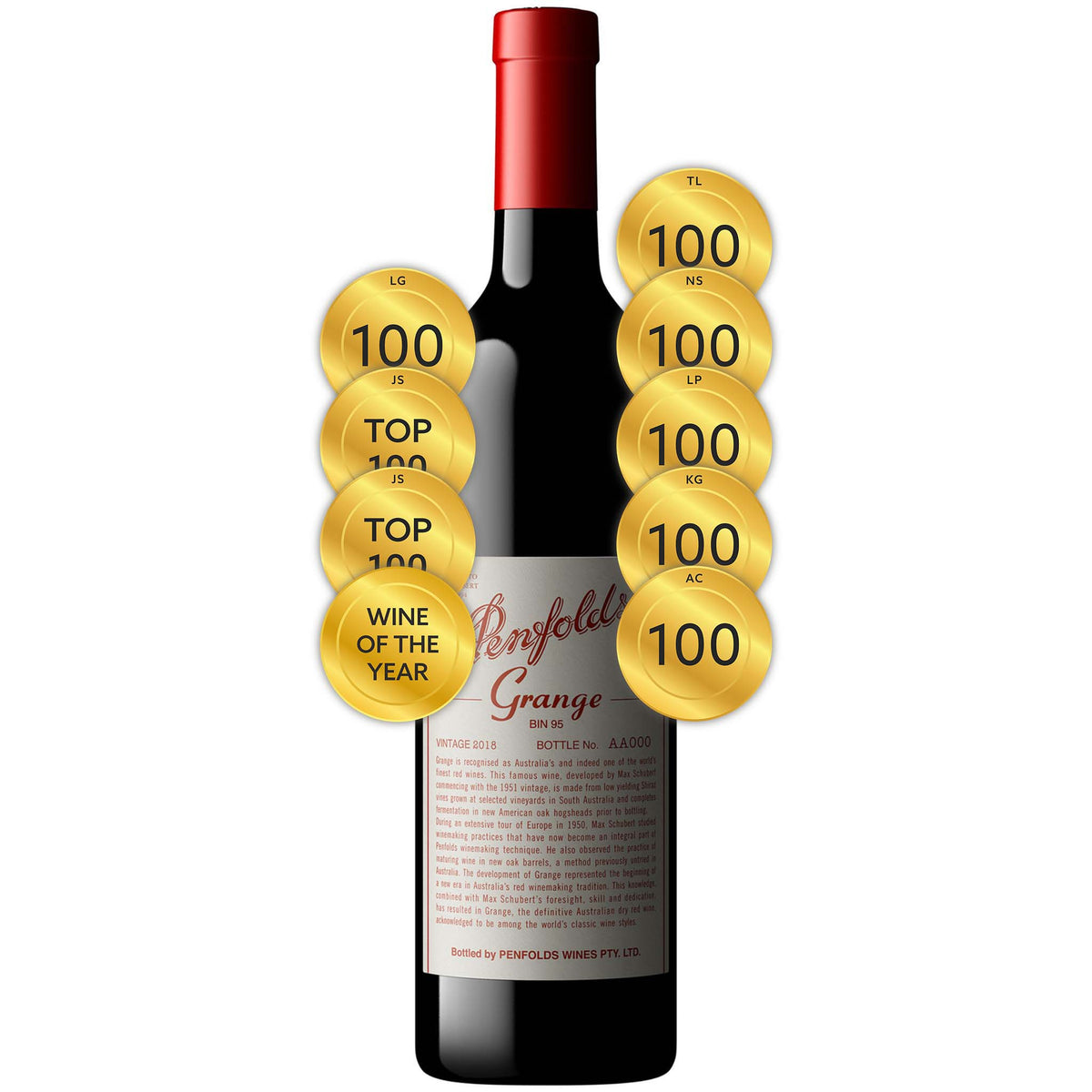 ペンフォールズ グランジ BIN95 2018 Penfolds 750ml Penfolds Bin 95 Grange 2018