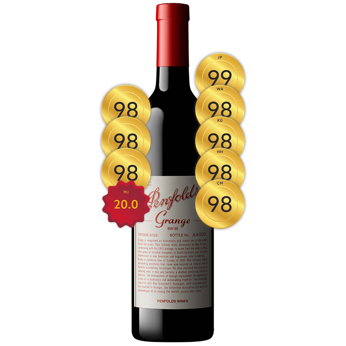Penfolds Bin 95 Grange 2022 (Gift Box)
