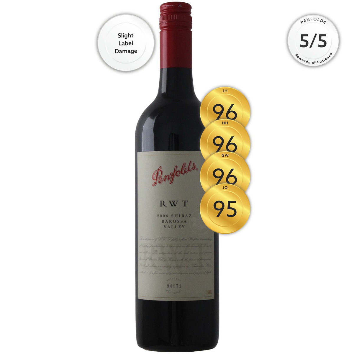 Penfolds RWT Shiraz 2006 (SLD)
