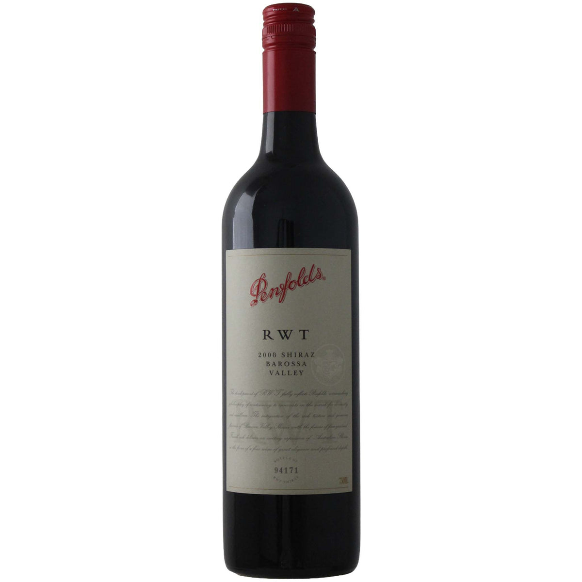 Penfolds RWT Shiraz 2008