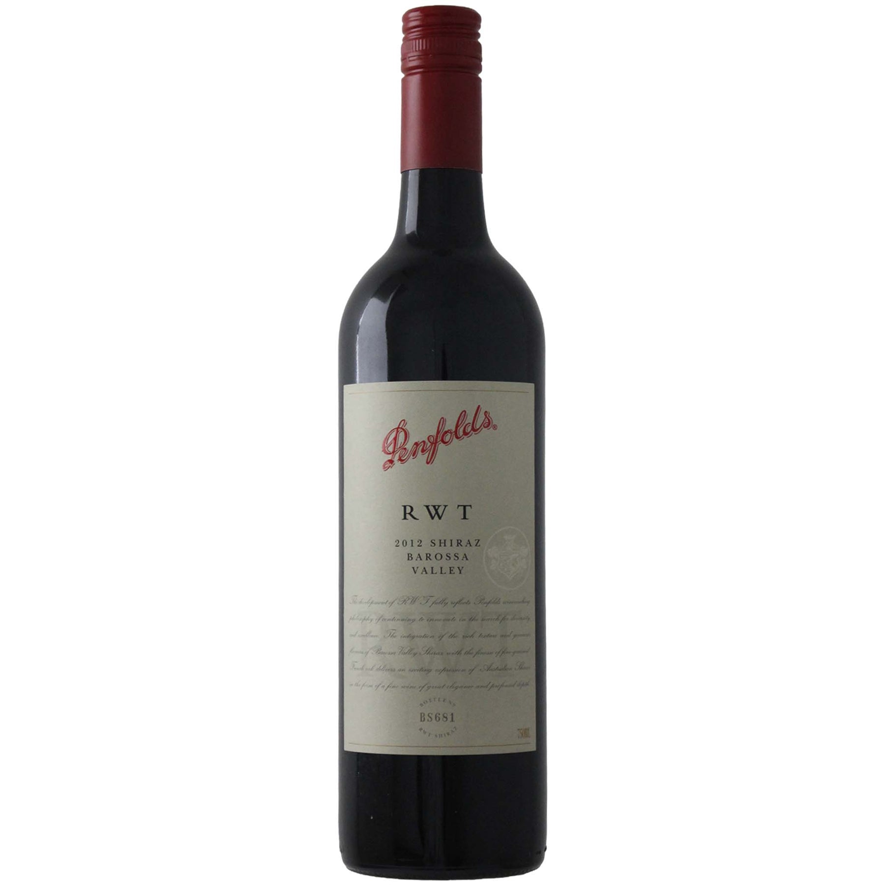 Penfolds RWT Shiraz 2012