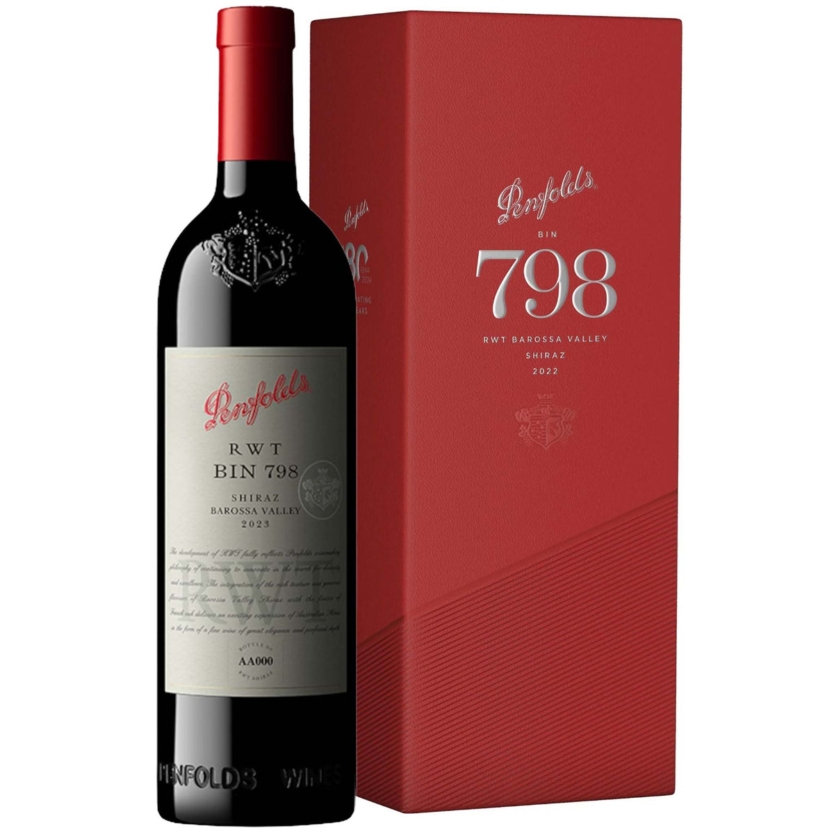 Penfolds RWT Shiraz 2023 (Gift Box)