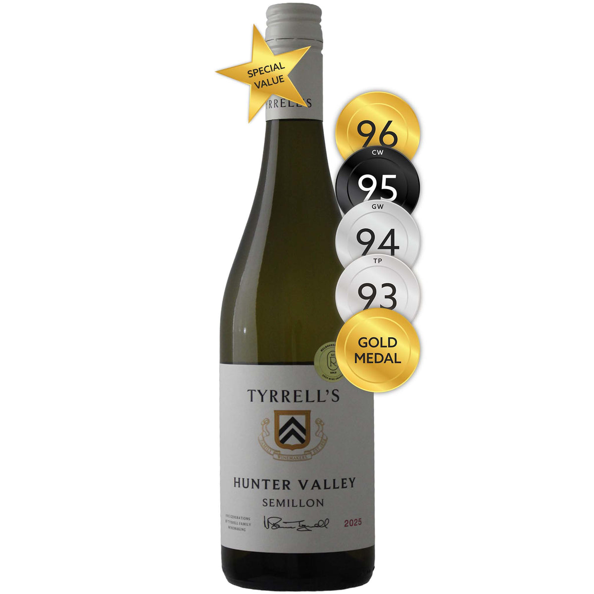 Tyrrell's Hunter Valley Semillon 2025