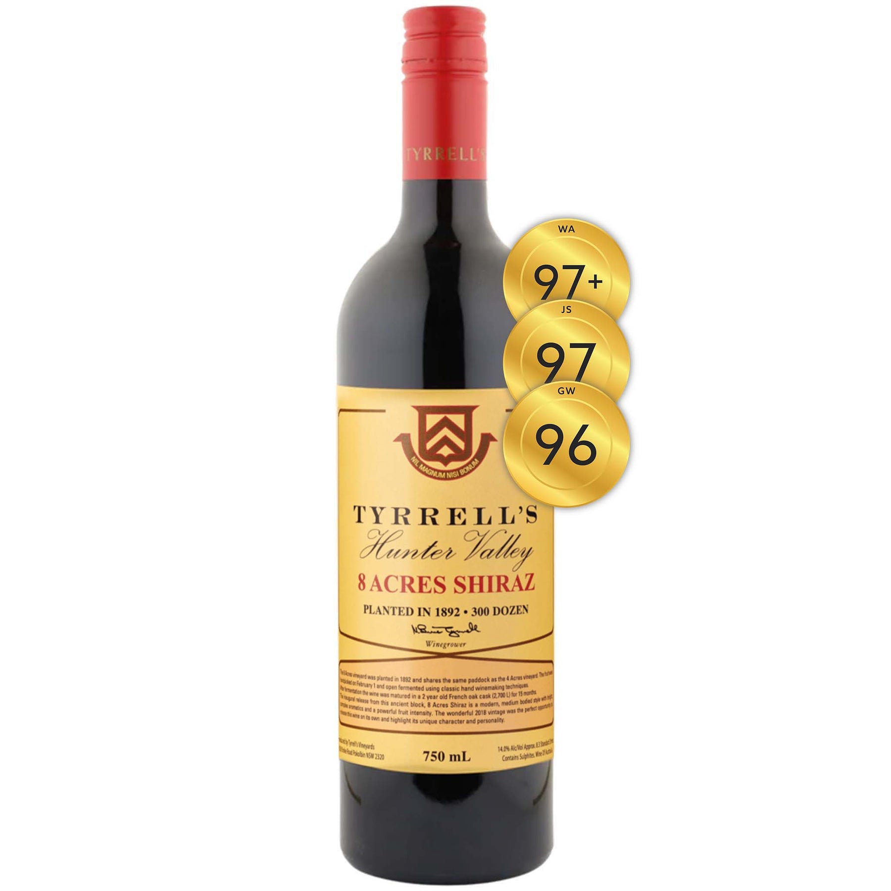 Tyrrell's Sacred Sites 8 Acres Shiraz 2023