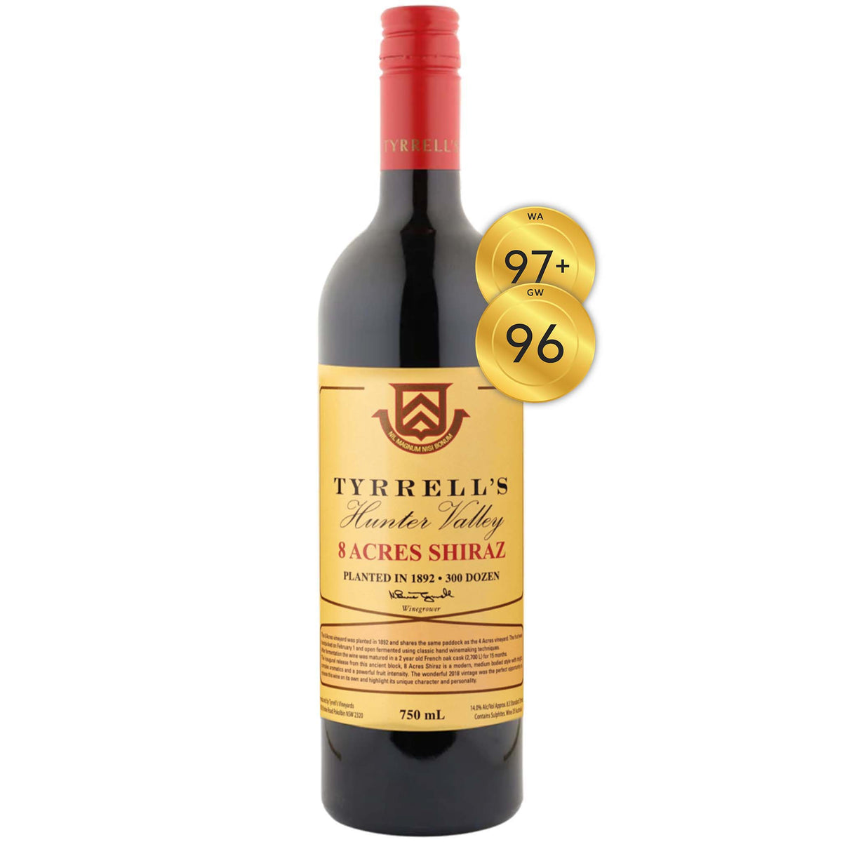 Tyrrell's Sacred Sites 8 Acres Shiraz 2023