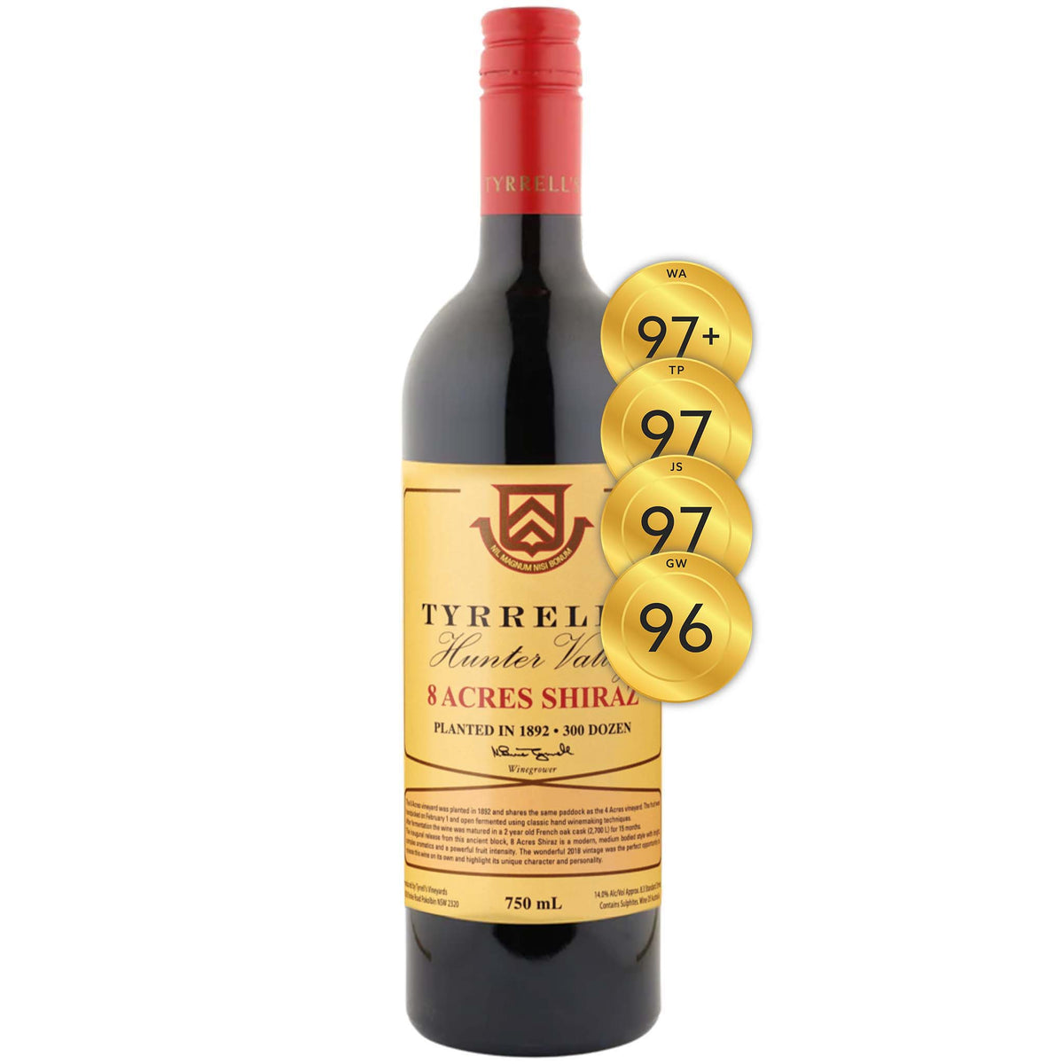 Tyrrell's Sacred Sites 8 Acres Shiraz 2023