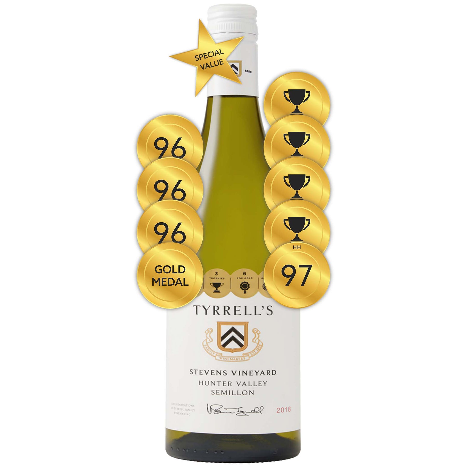 Tyrrell's Stevens Single Vineyard Semillon 2018