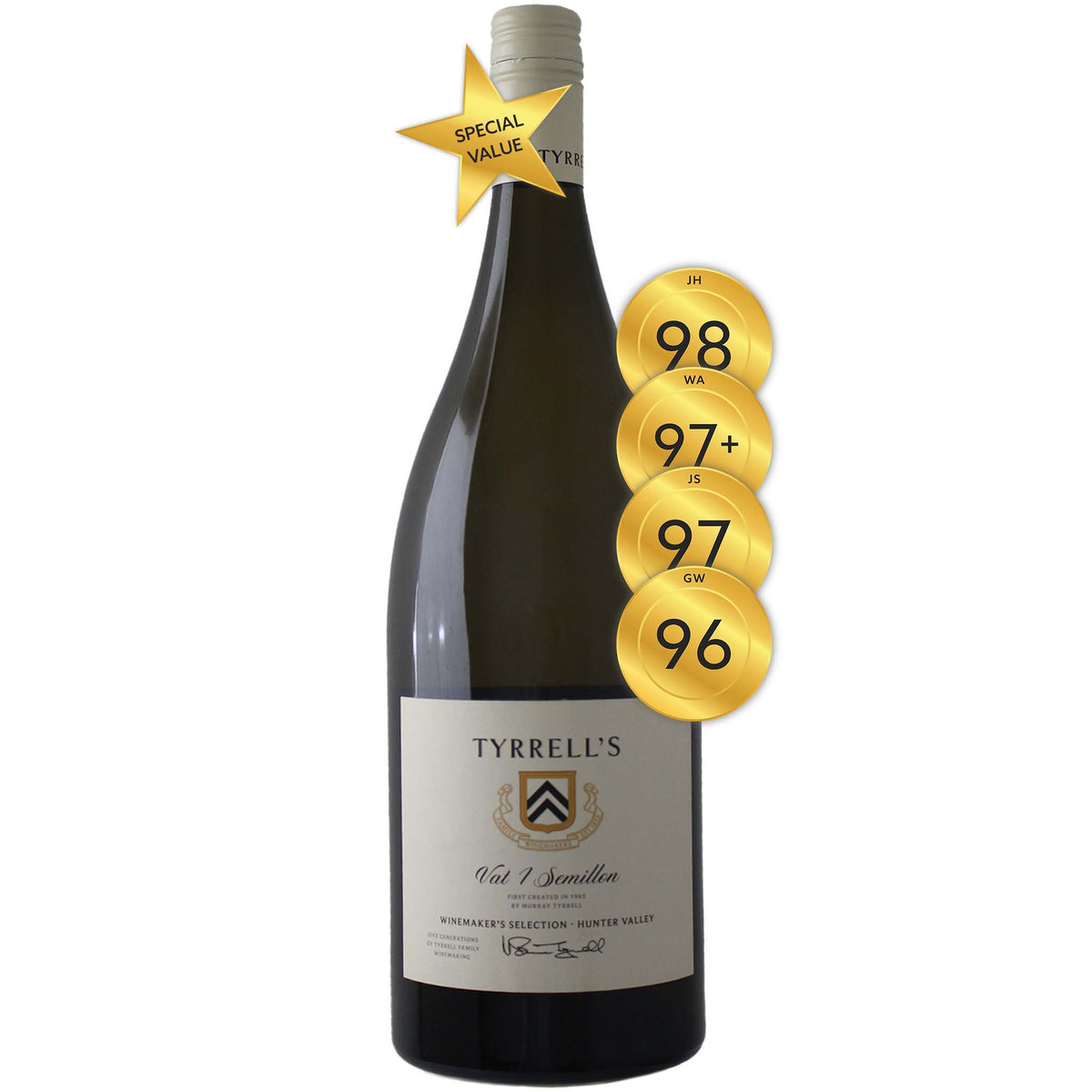 Tyrrell's Vat 1 Semillon 2022 (1500ml)