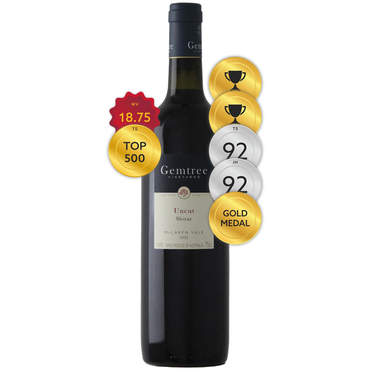 Gemtree Uncut Shiraz 2002