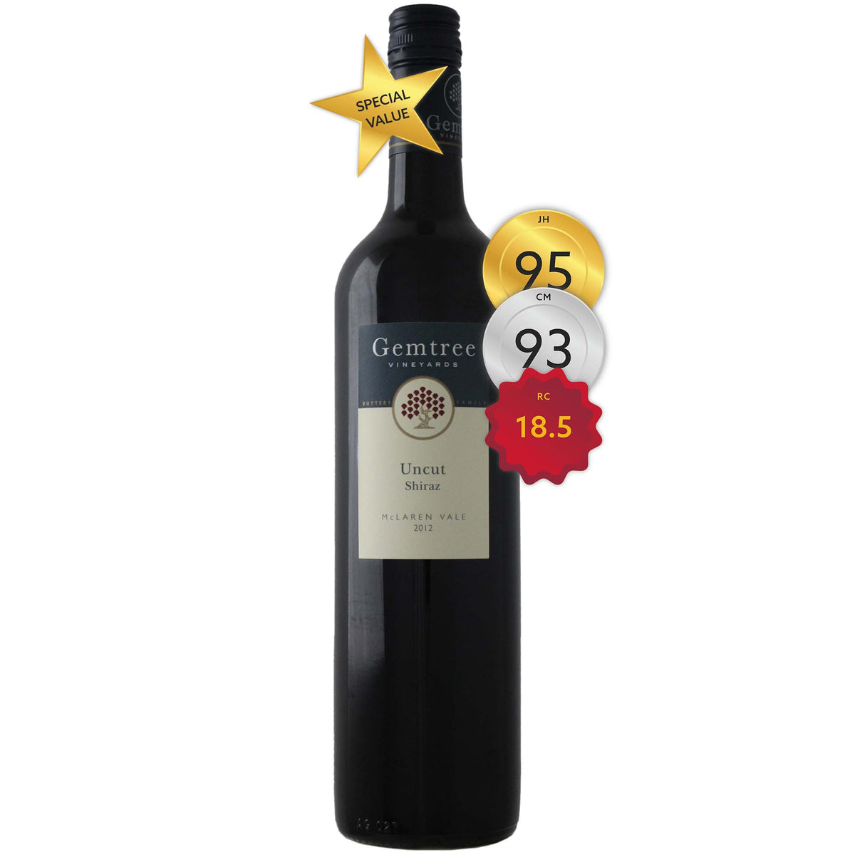 Gemtree Uncut Shiraz 2012