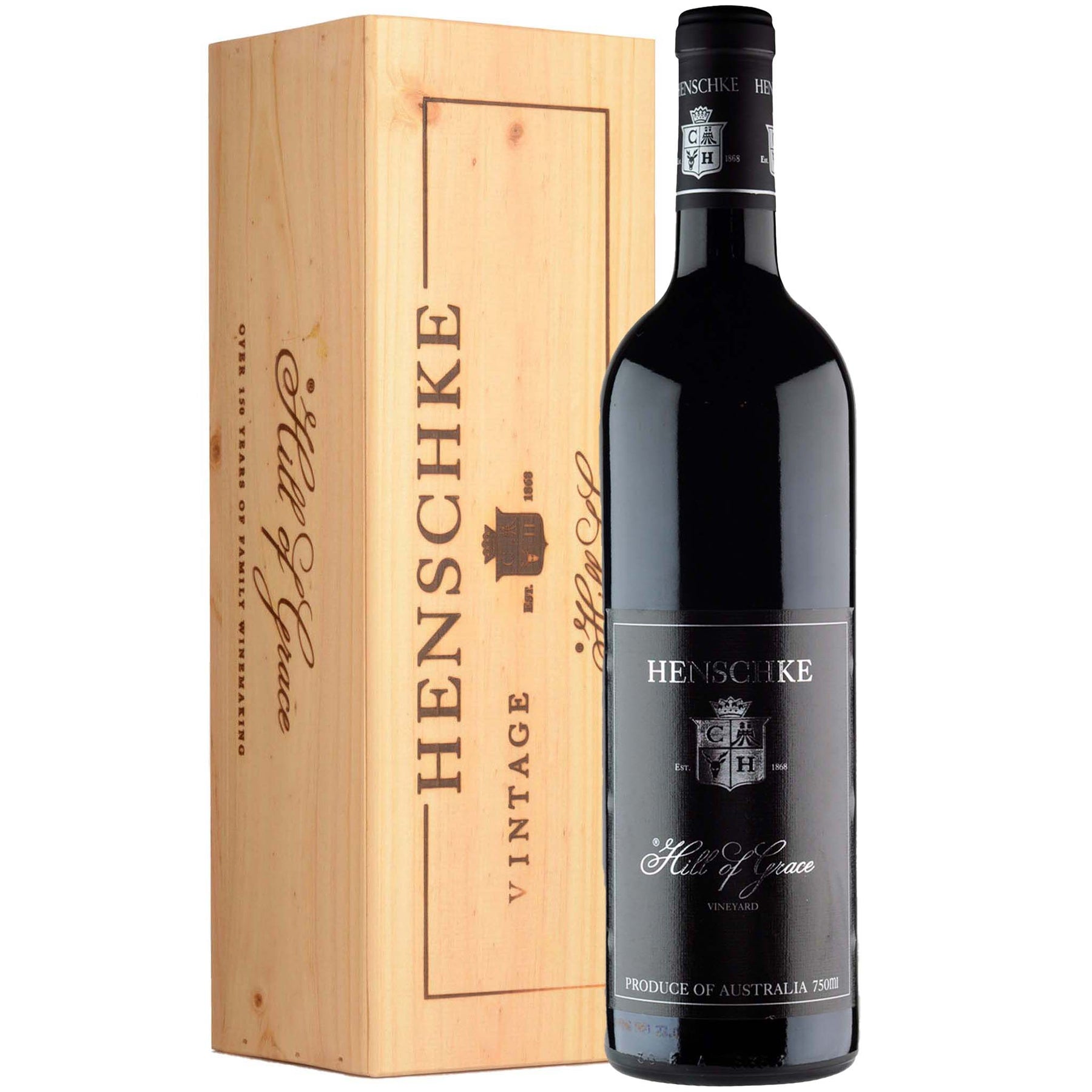 Henschke Hill of Grace Shiraz 1997 Gift Box