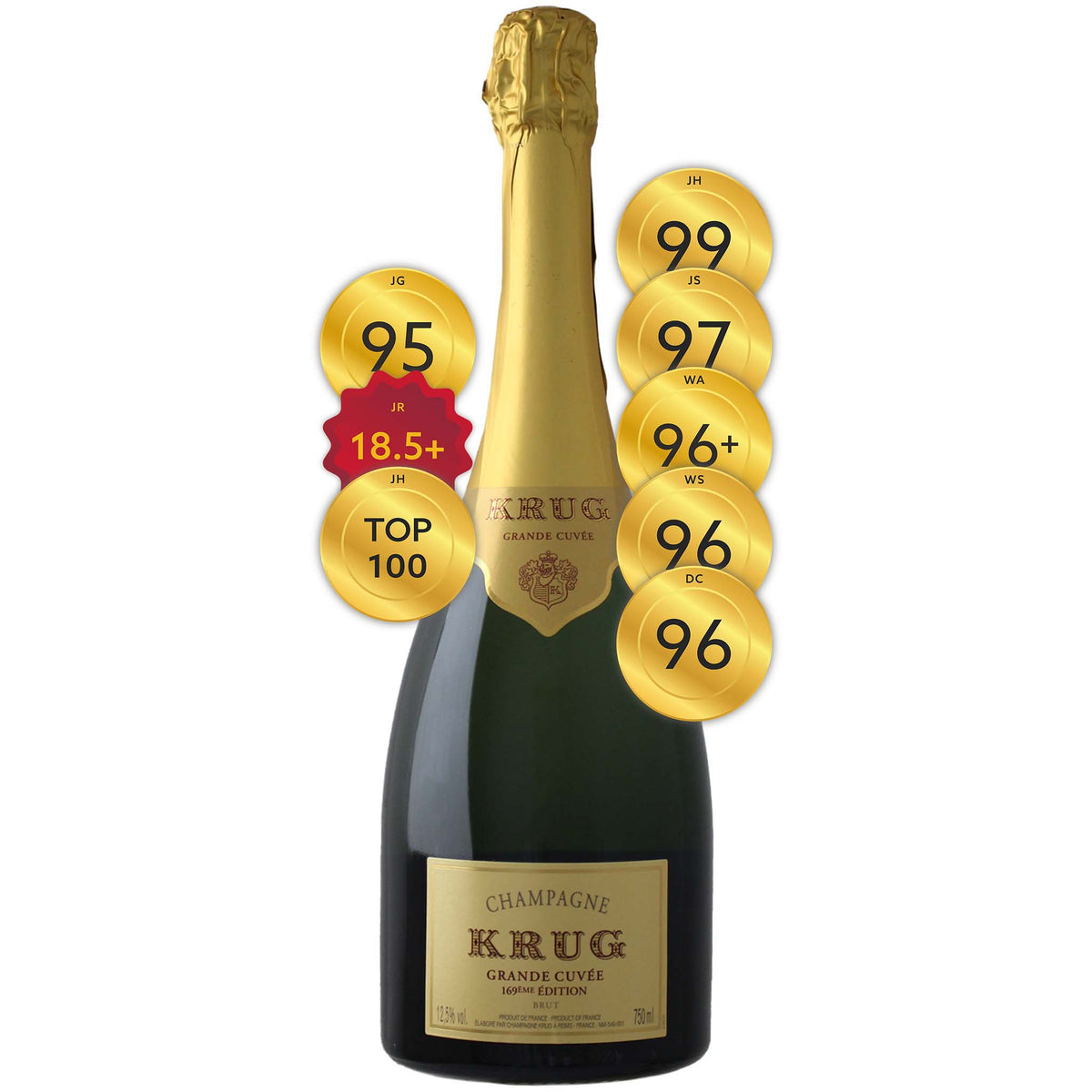 Krug Grande Cuvée Brut (169ème Édition) MV