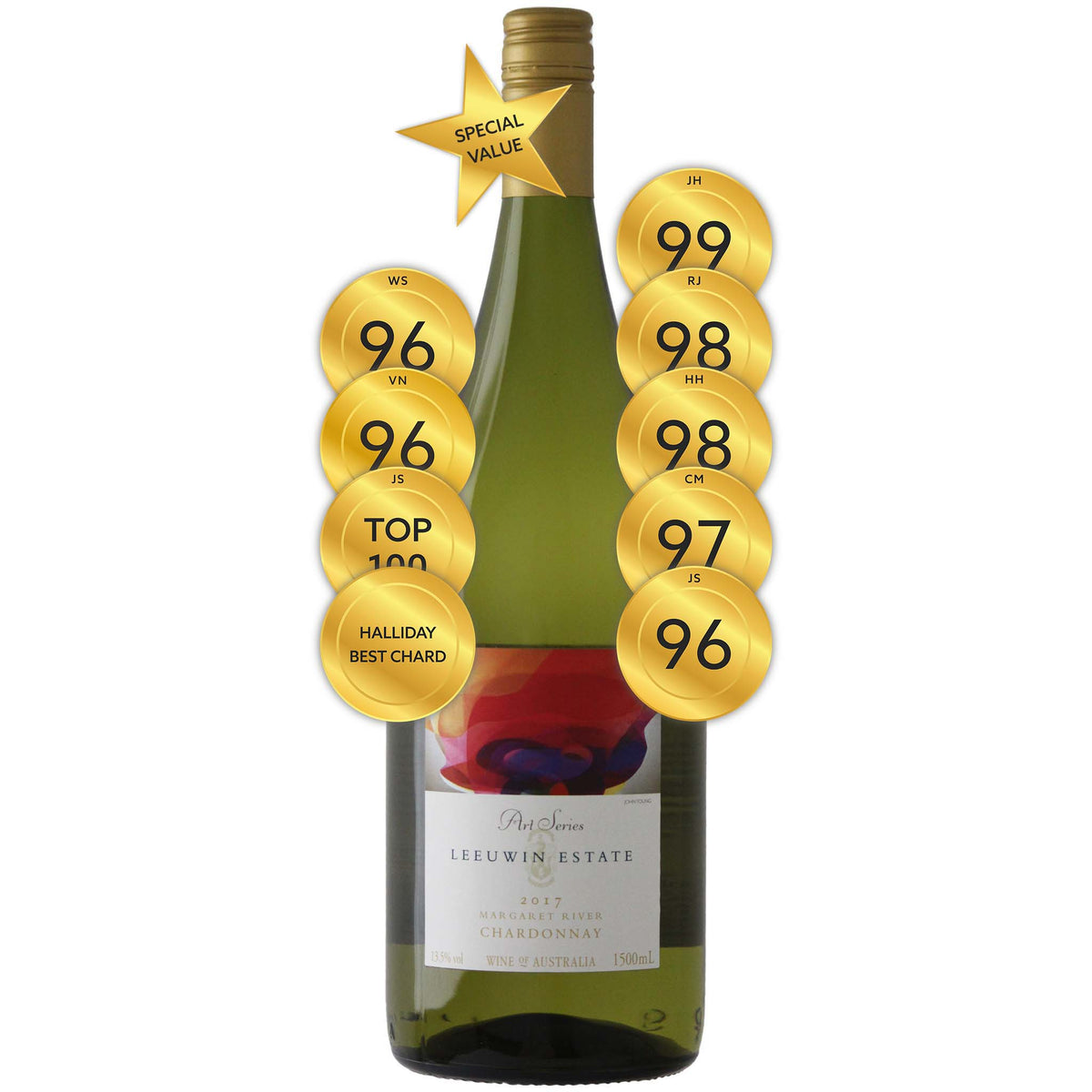 Leeuwin Estate Art Series Chardonnay 2017 (1500ml)